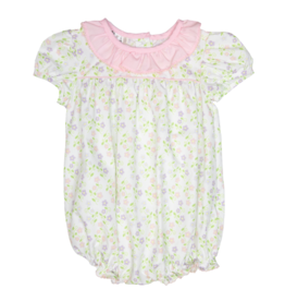 Baby Blessings Purple Pink Flowers Leah Bubble