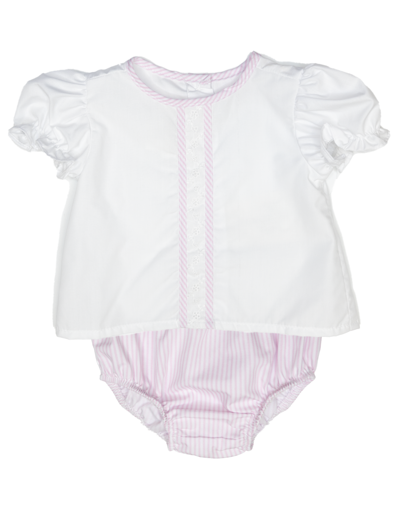 Baby Blessings BB1049 Pink Stripe Ruby Set