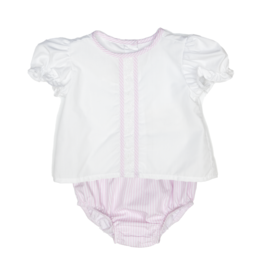 Baby Blessings Pink Stripe Ruby Set