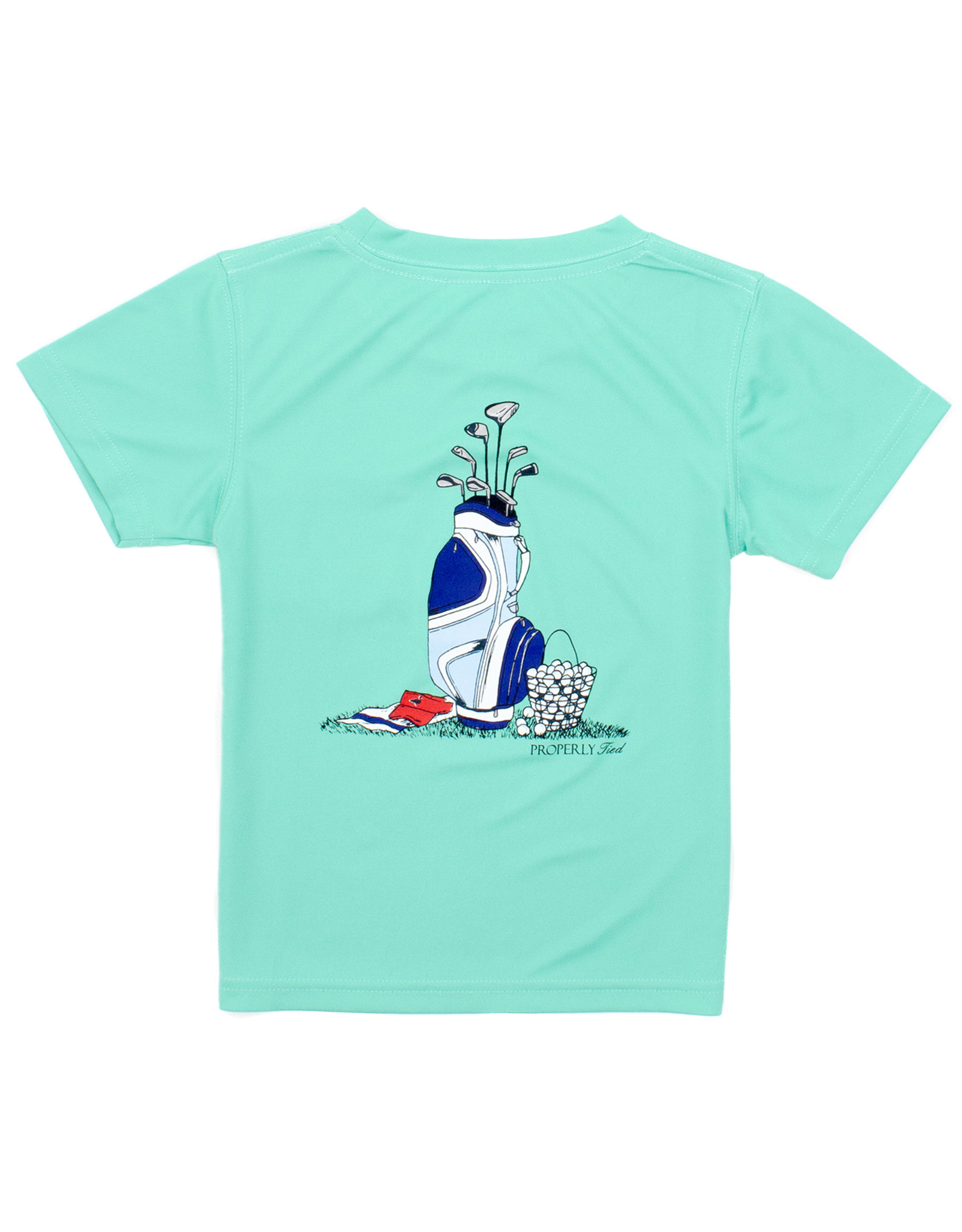 Properly Tied PT25 SS Performance Tee Golf Cubs Soft Green