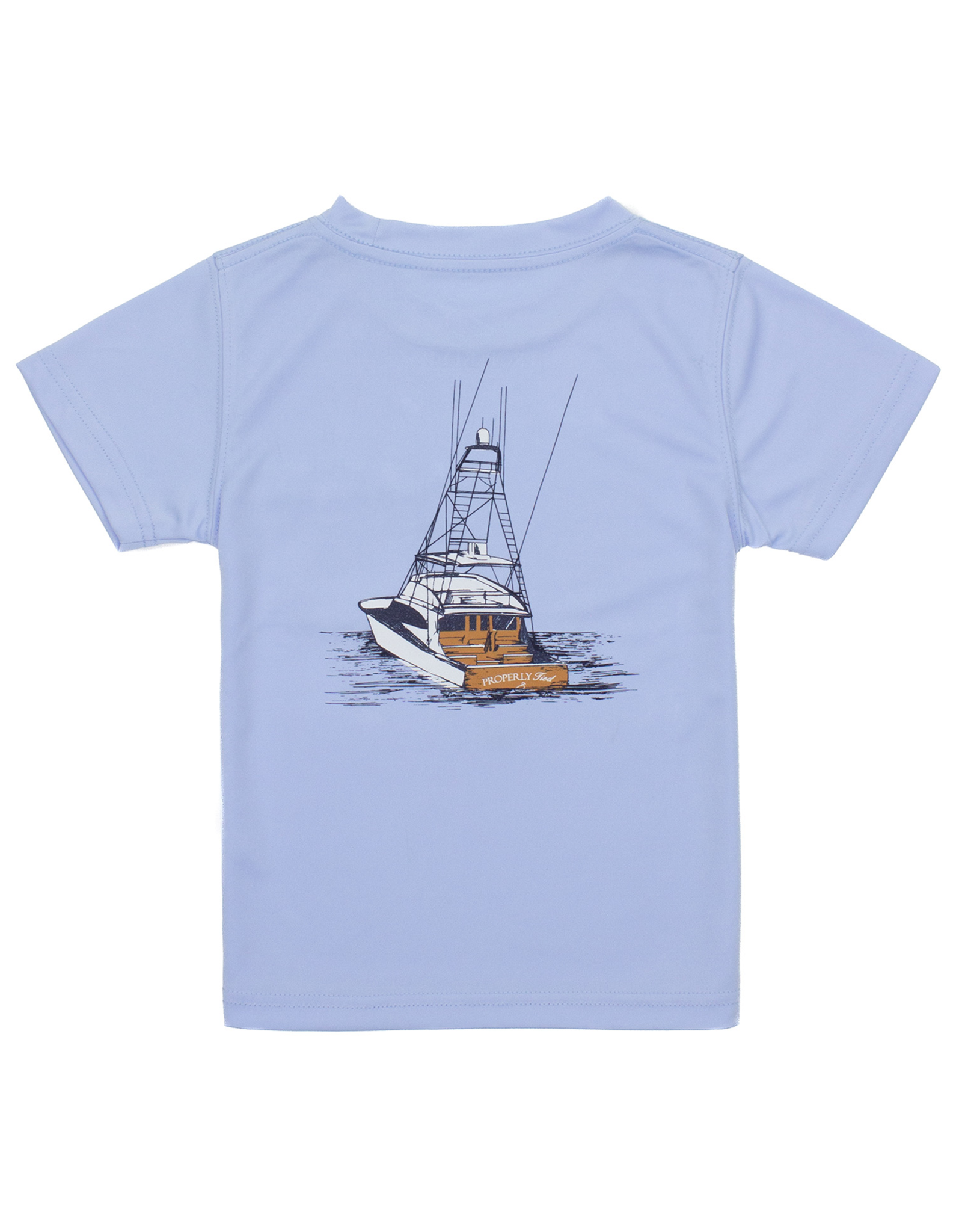 Properly Tied PT25 SS Performance Tee Deep Waters Light Blue
