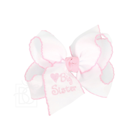 Beyond Creations Embroidered Big Sister Bow