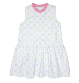 Mint Magnolia Eleanor Dress Rail Trail Tulips