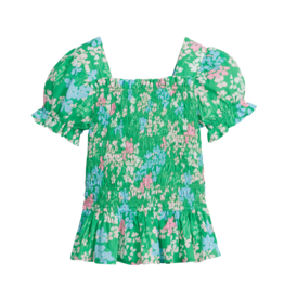 Little English Isla Top Palmetto Floral