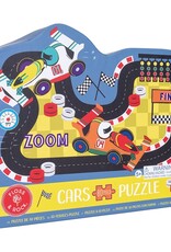Floss and Rock Cars 80pc "Race Track" Shaped Puzzle