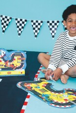 Floss and Rock Cars 80pc "Race Track" Shaped Puzzle