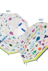 Floss and Rock Color Changing Umbrella Ocean Transparent