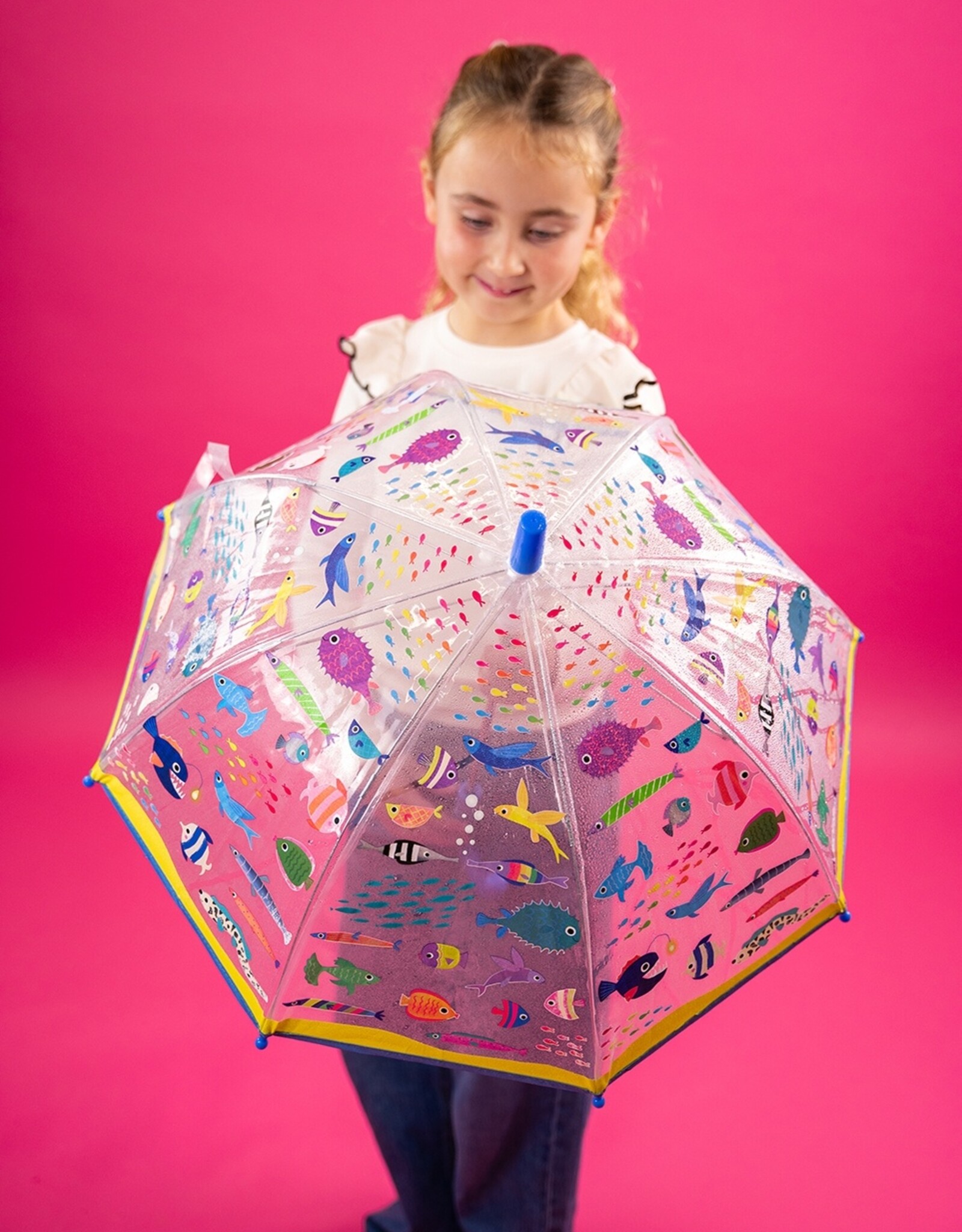 Floss and Rock Color Changing Umbrella Ocean Transparent