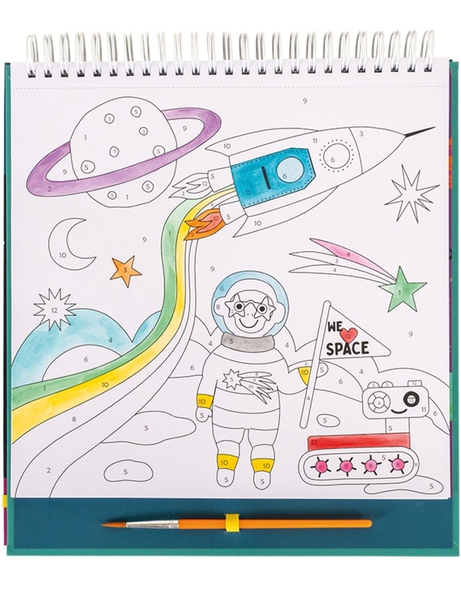 Floss and Rock Space Paint By Numbers