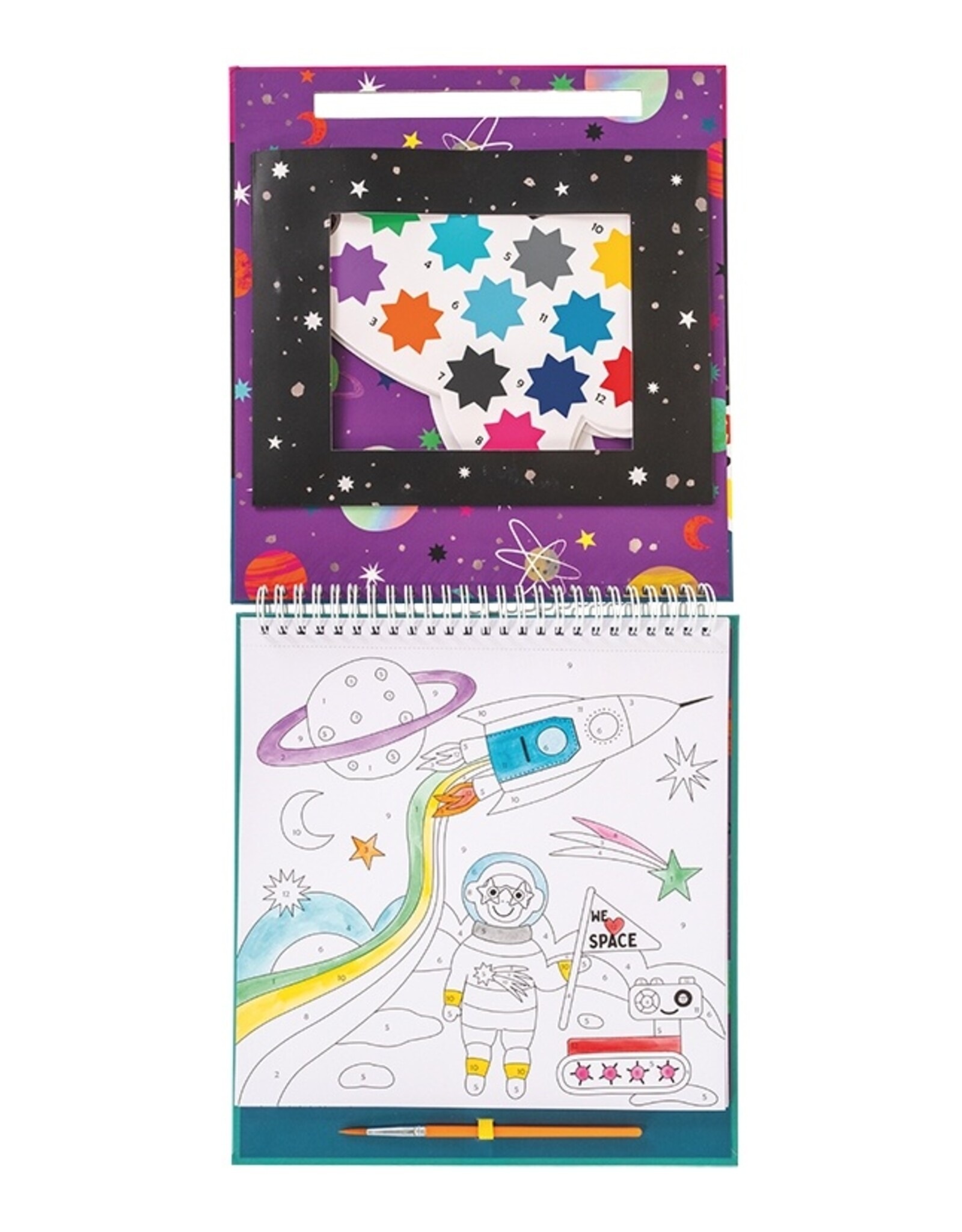 Floss and Rock Space Paint By Numbers