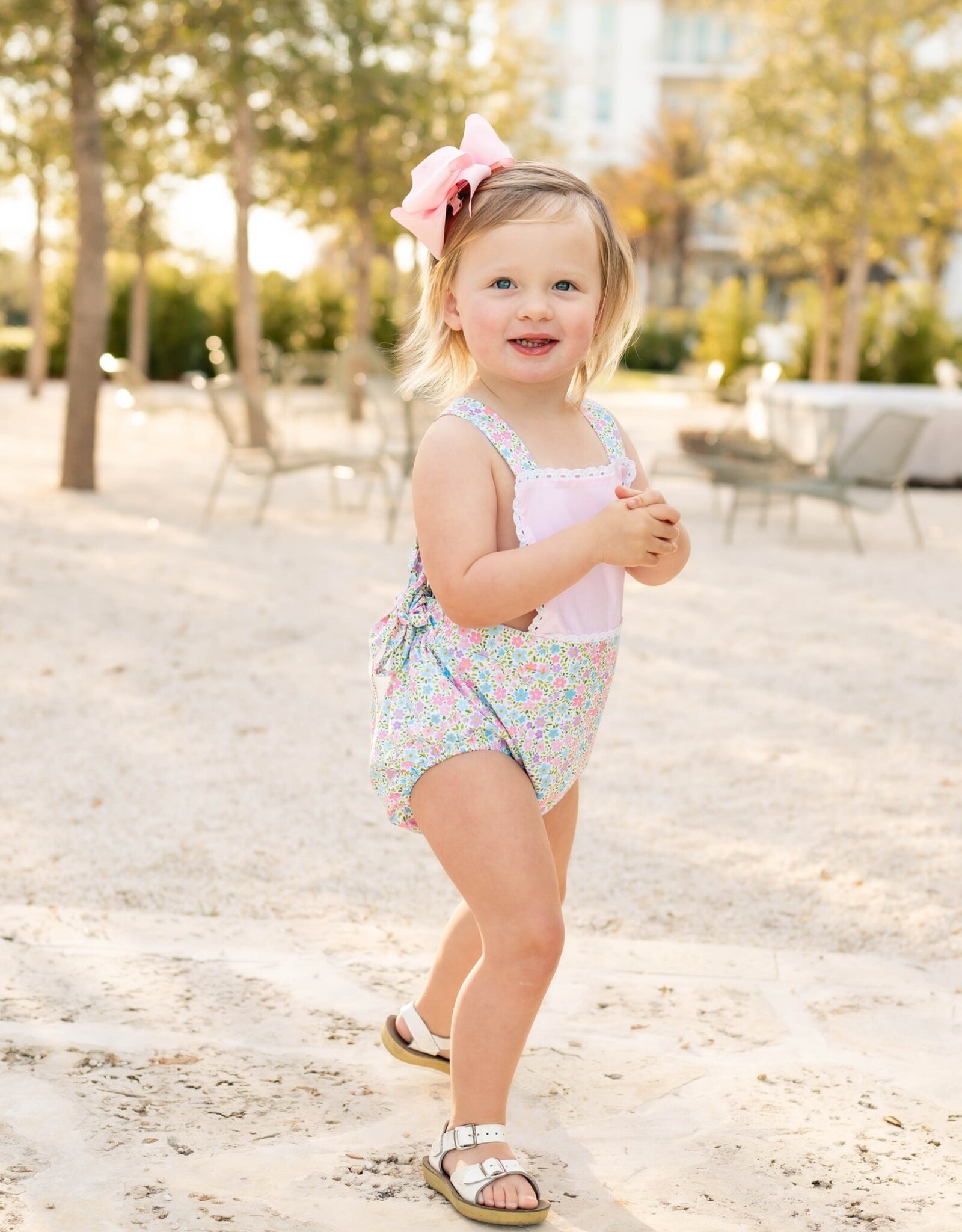 Mint Magnolia Sadie Sunsuit Wing Haven Wildflowers