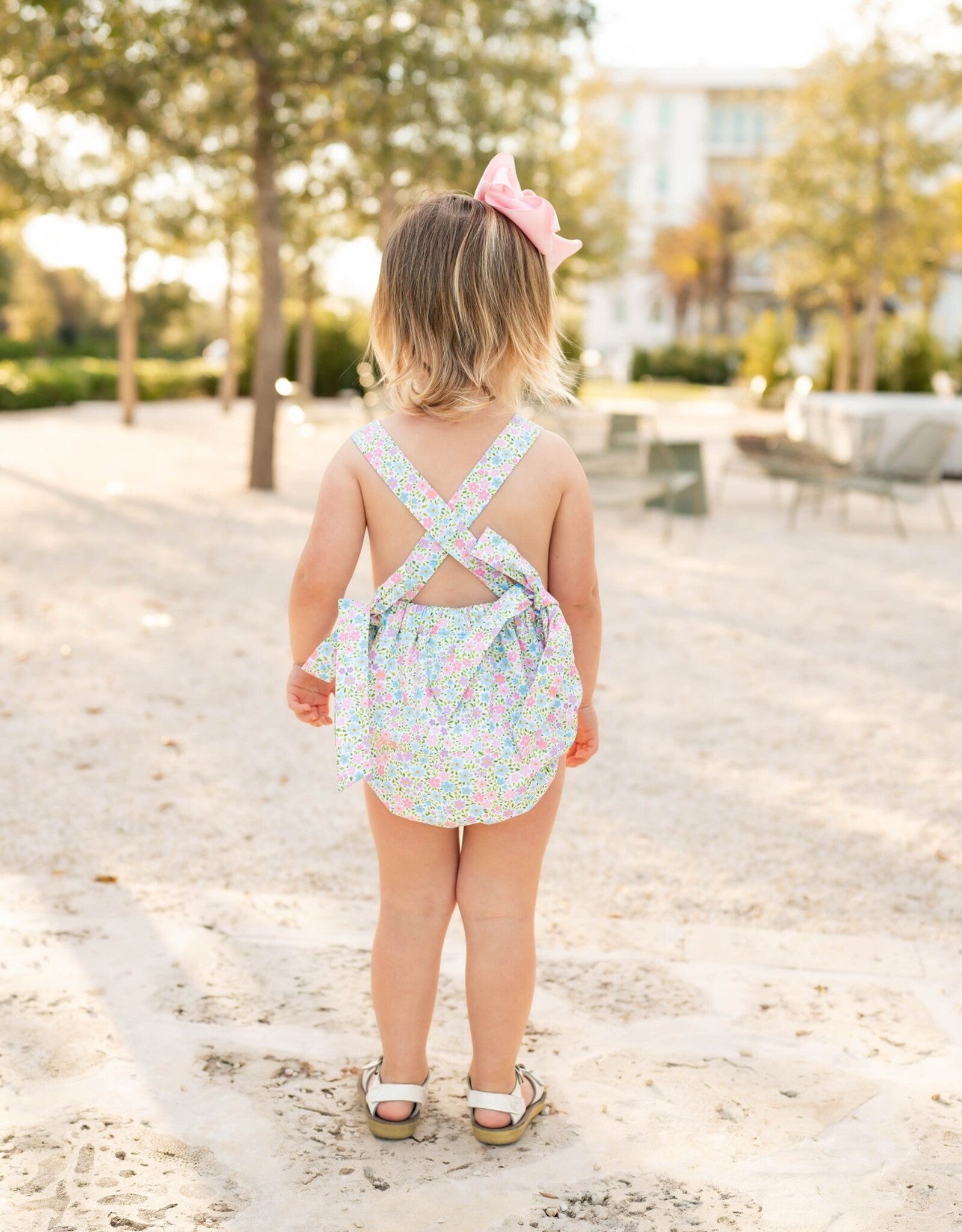 Mint Magnolia Sadie Sunsuit Wing Haven Wildflowers