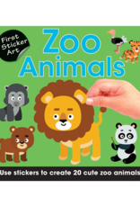 Sourcebooks First Sticker Art: Zoo Animals
