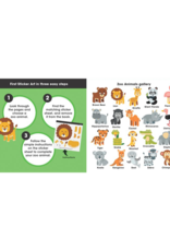 Sourcebooks First Sticker Art: Zoo Animals