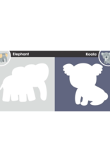 Sourcebooks First Sticker Art: Zoo Animals