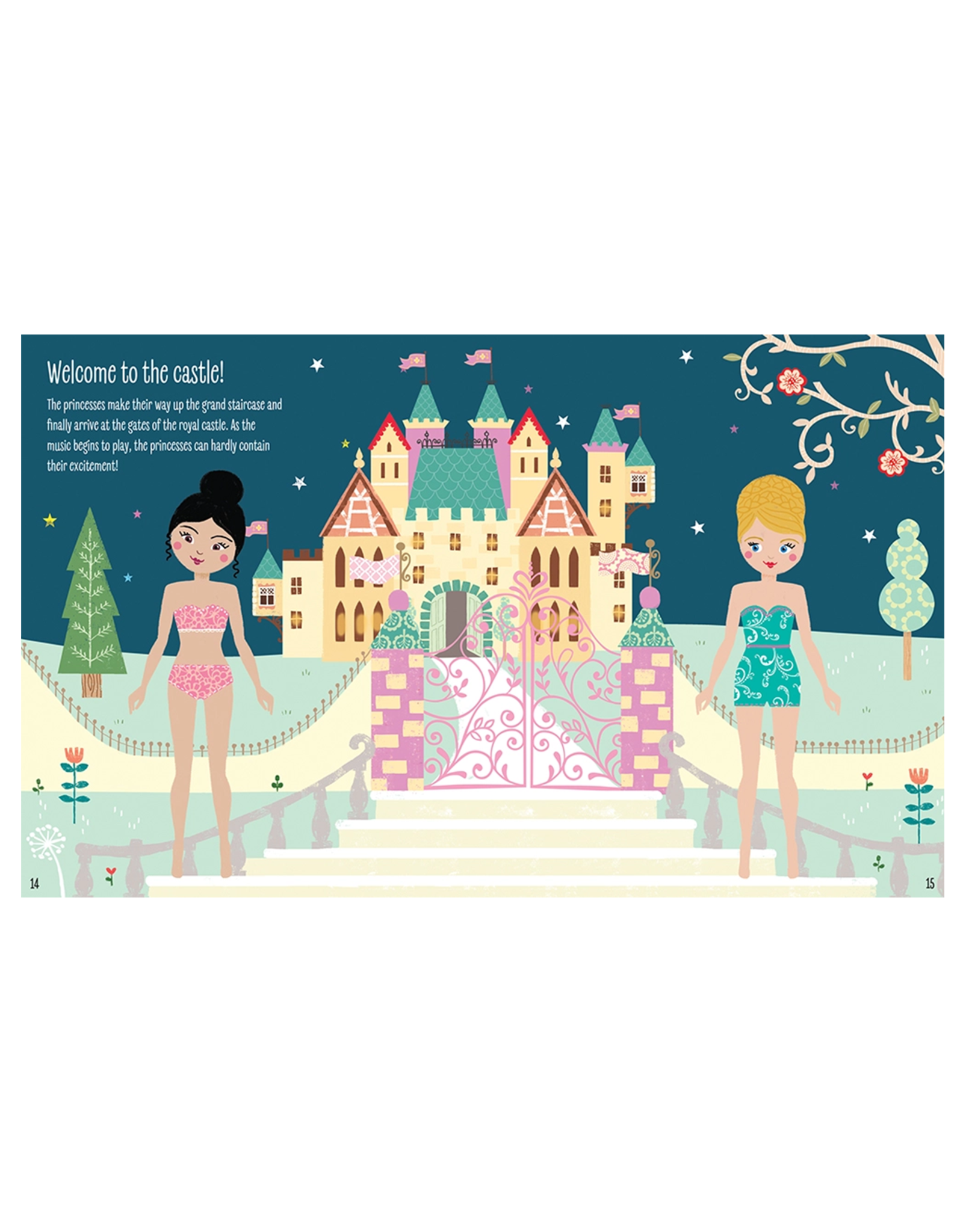 Sourcebooks My Sticker Dress Up: Princesses