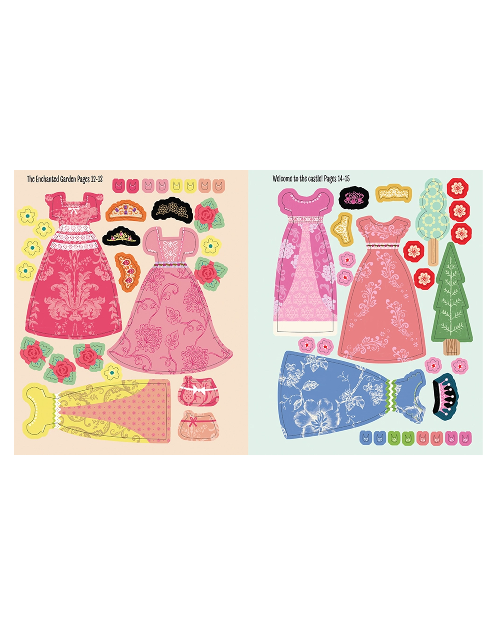Sourcebooks My Sticker Dress Up: Princesses