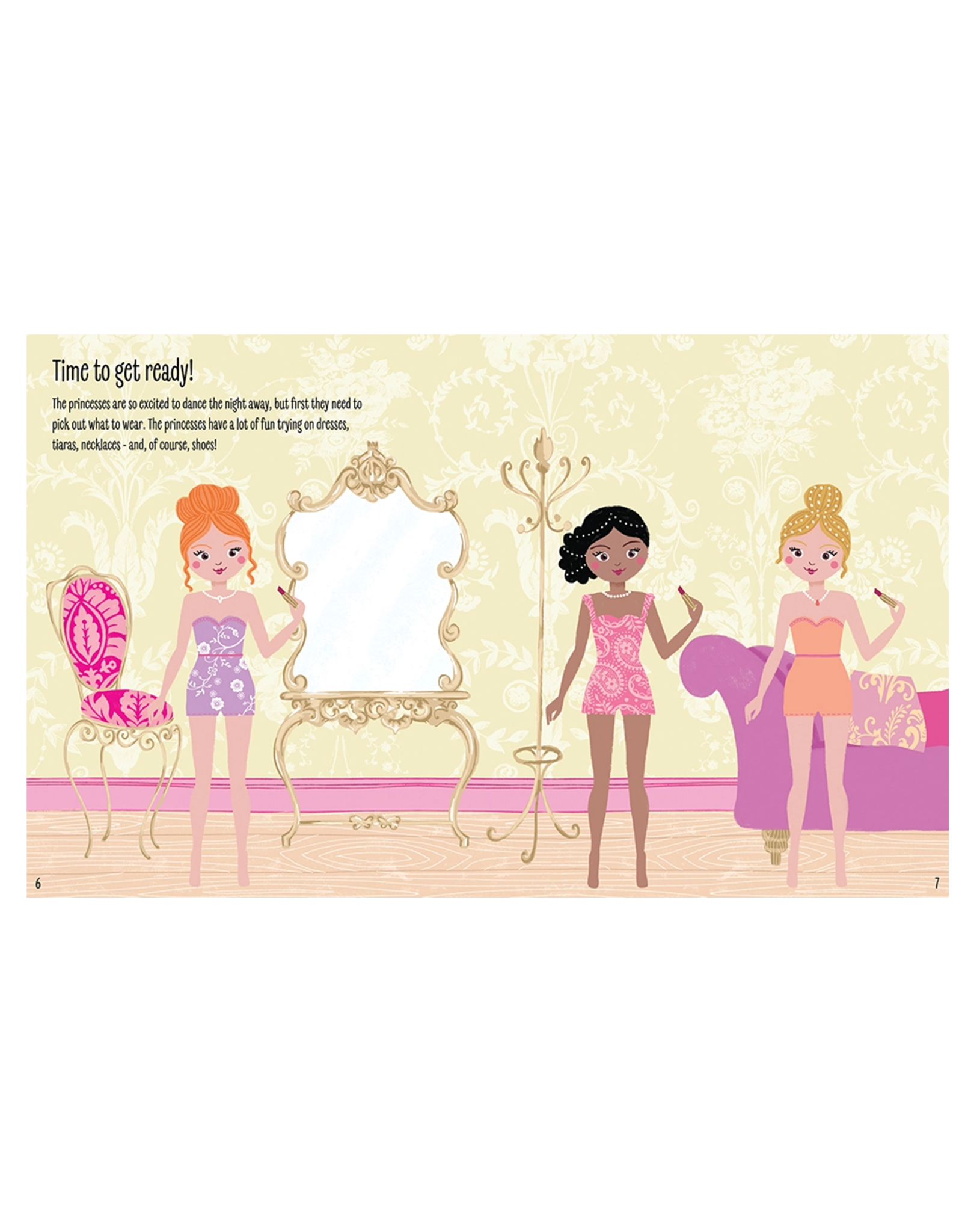 Sourcebooks My Sticker Dress Up: Princesses