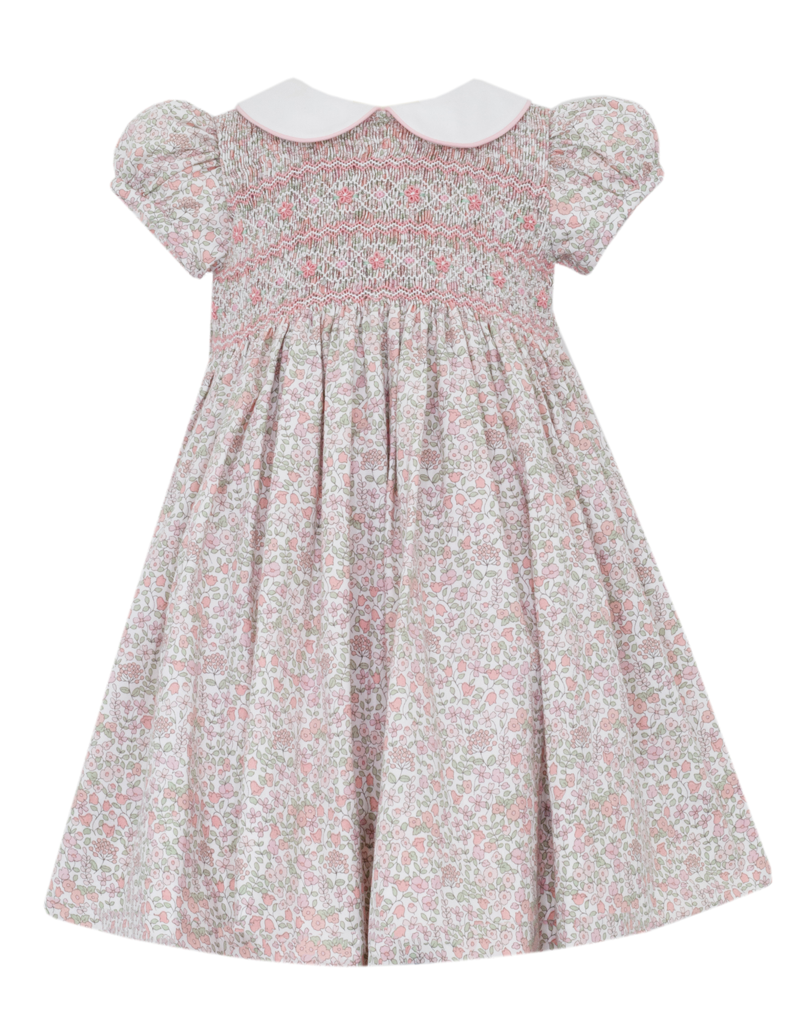 Anavini 224D Camila Liberty Print Pink Floral Dress