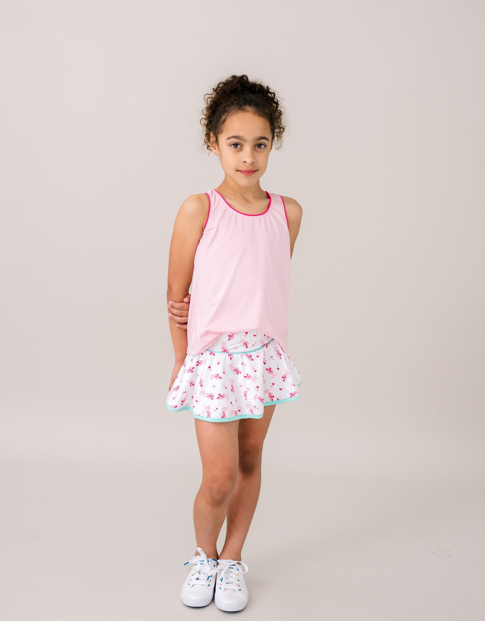 Set Athleisure Quinn Skort Tiny Dancer Turquoise