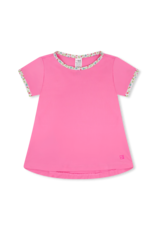Set Athleisure Bridget Basic Tee Flamingo Pink/Petal Pop Floral