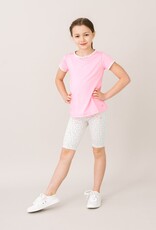 Set Athleisure Bridget Basic Tee Flamingo Pink/Petal Pop Floral