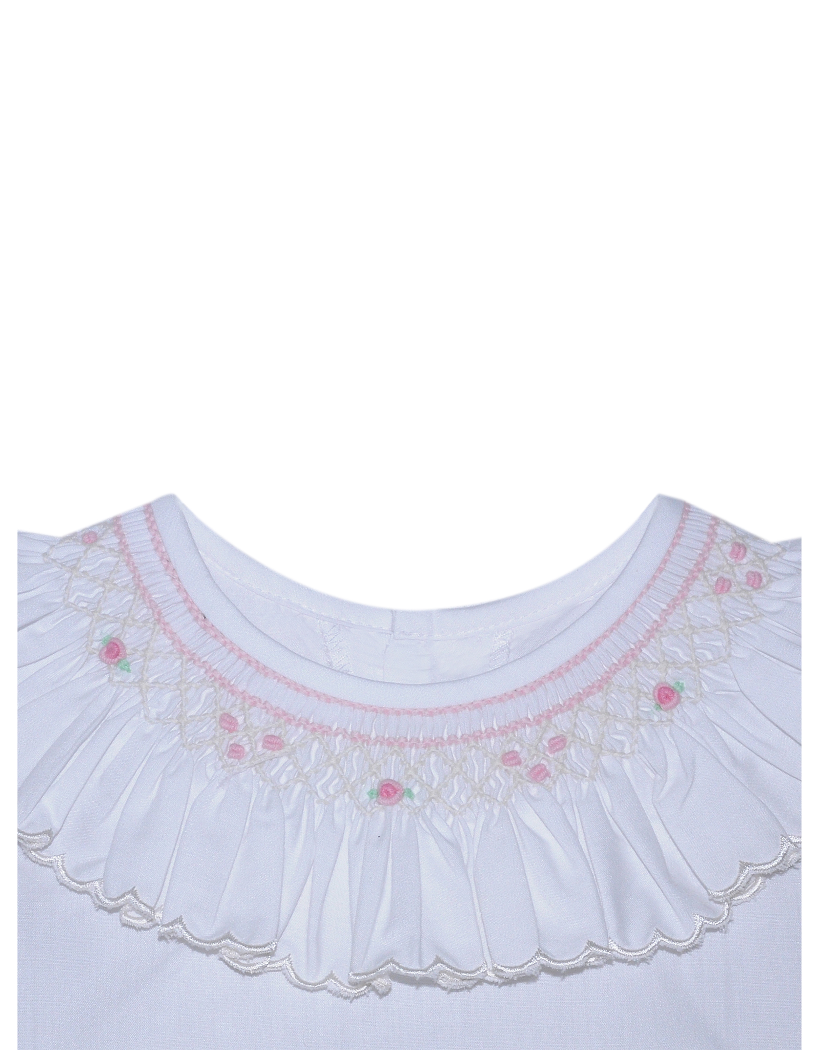 Baby Sen BS811 White Zadie Bloomer Set