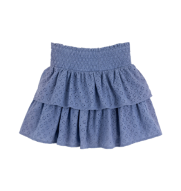TBBC (Size 12) Ruthie Ruffle Skirt Park City Periwinkle Eyelet