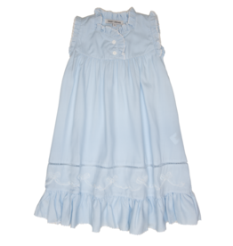 Sweet Dreams Shadow Stitch Blue Bow Gown