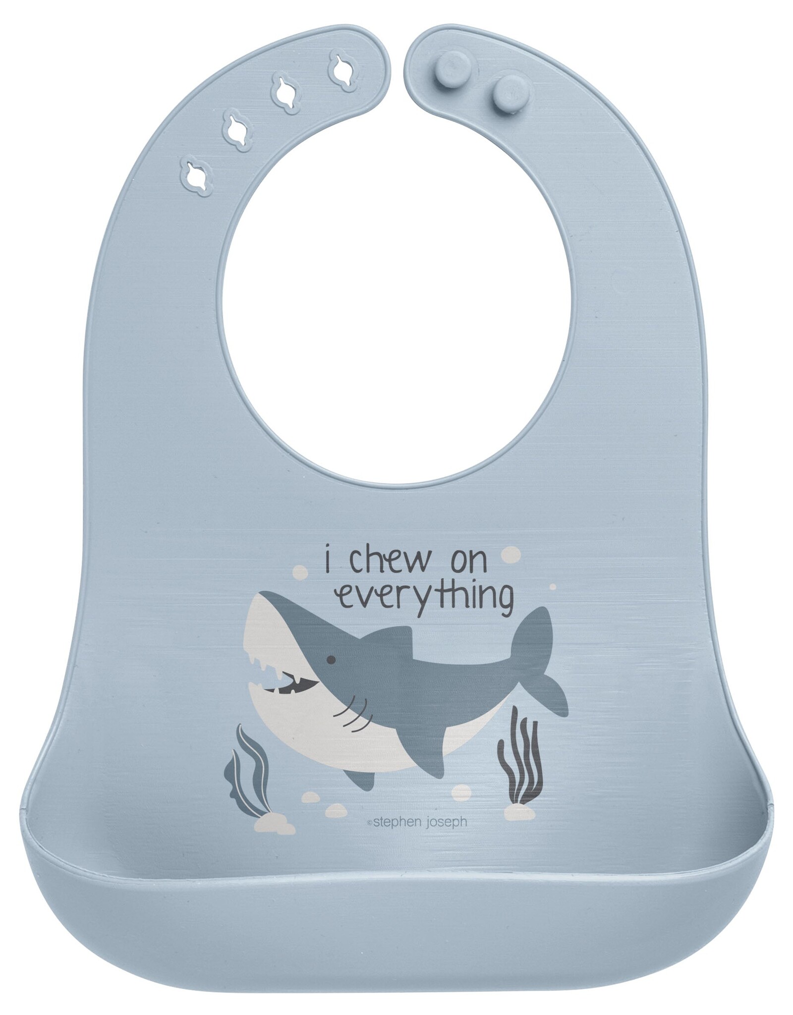 Stephen Joseph SJ Silicone Bib Shark