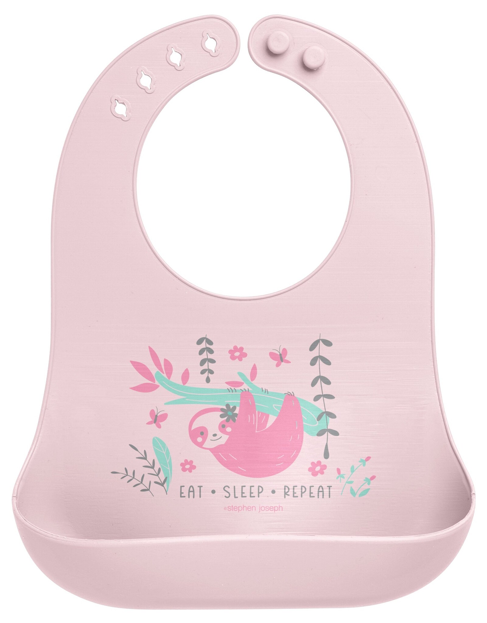 Stephen Joseph SJ Silicone Bib Sloth