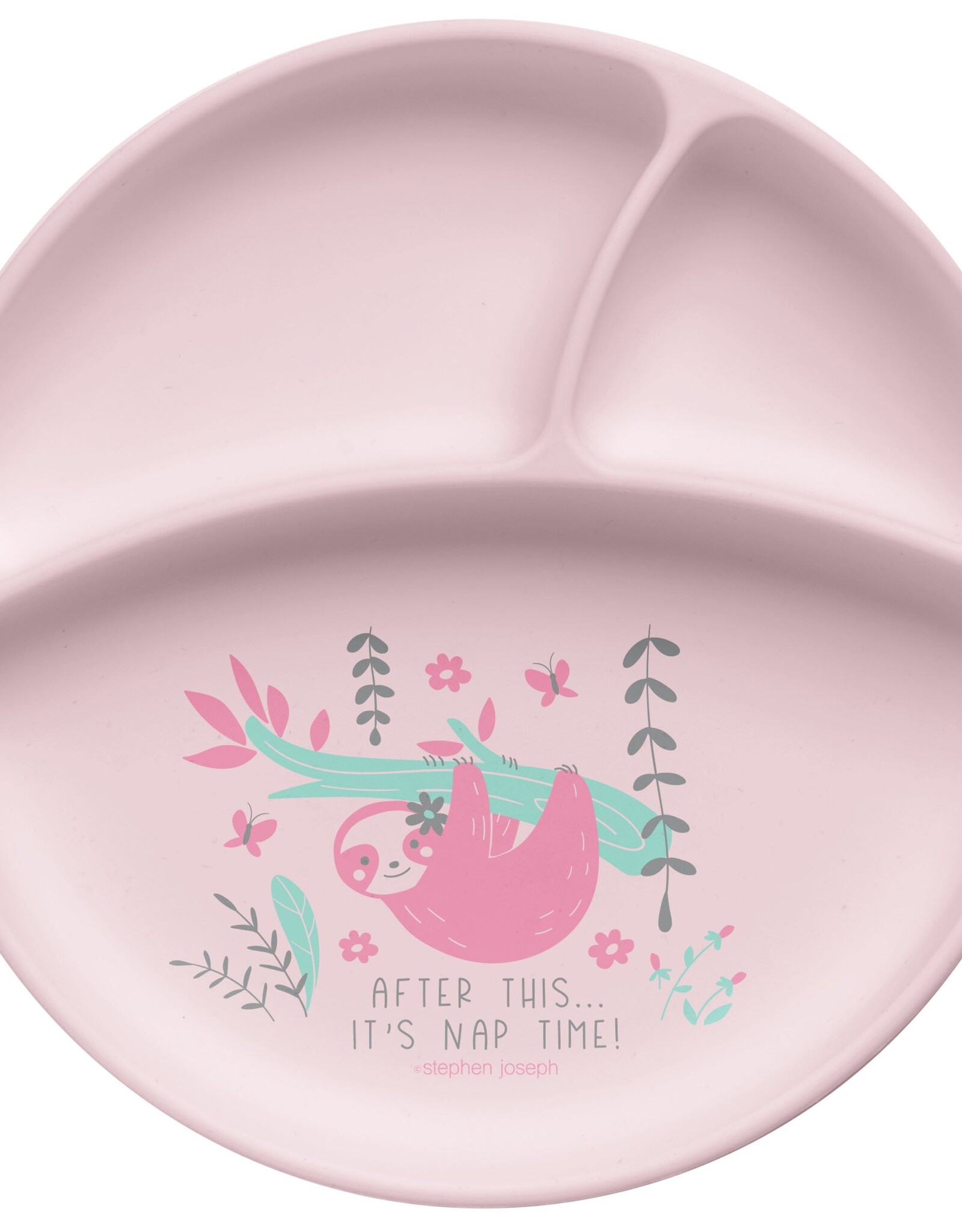 Stephen Joseph SJ Silicone Plate Sloth