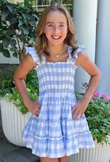 Be Elizabeth BE25 Charlotte Dress Blue Check