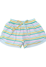 Be Elizabeth BE25 Multicolor Stripe Butterfly Short