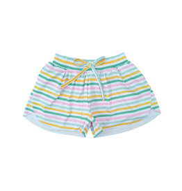 Be Elizabeth Multicolor Stripe Butterfly Short