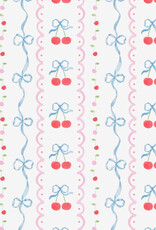 James and Lottie JL25 Lilly Dress Knit Cherries & Bows