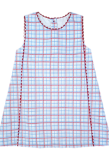 James and Lottie JL25 Shelby Dress Patriotic Plaid