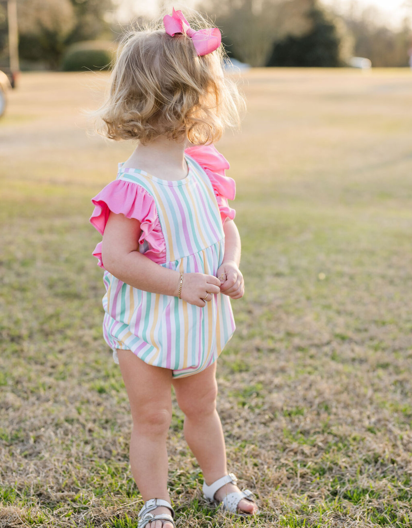 James and Lottie JL25 Stripe Knit Liza Bubble