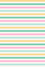James and Lottie JL25 Stripe Knit Lila Bloomer/Banded Short Set