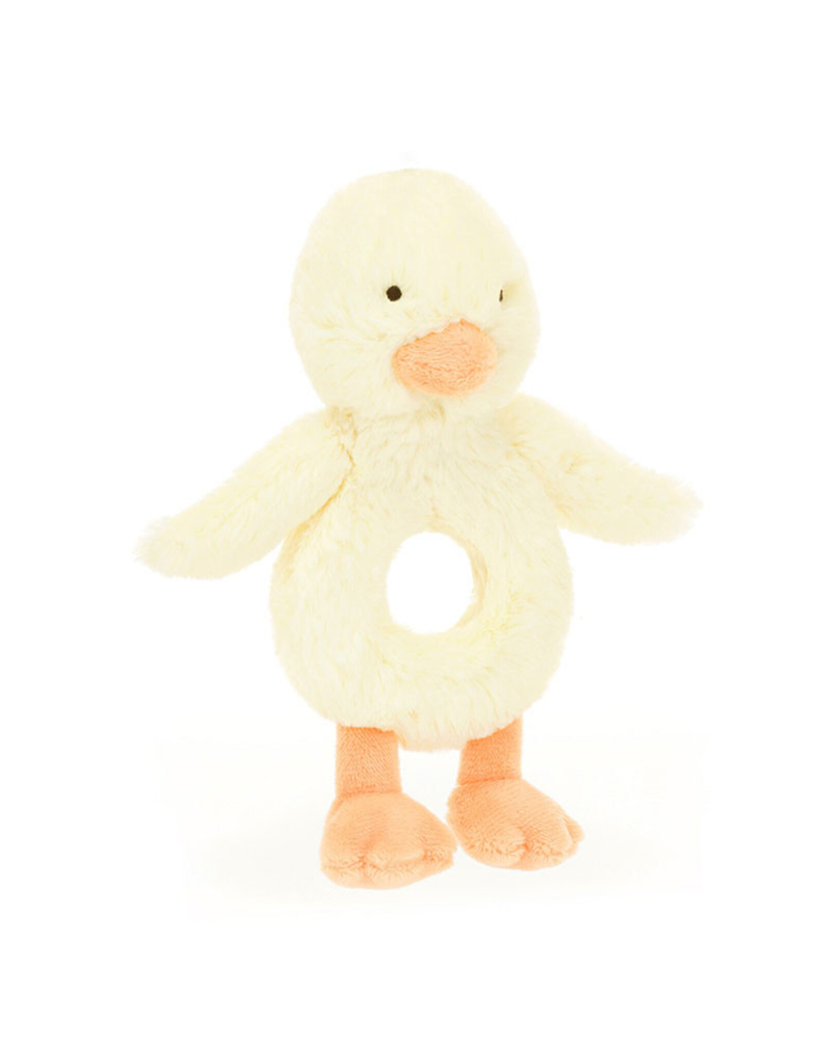 Jellycat Bashful Duckling Ring Rattle