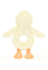 Jellycat Bashful Duckling Ring Rattle