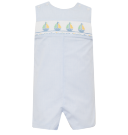 Petit Bebe Sailboats Smocked Jon Jon