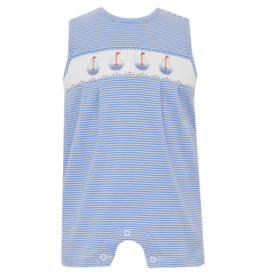 Petit Bebe Knit Sailboats Smocked Jon Jon