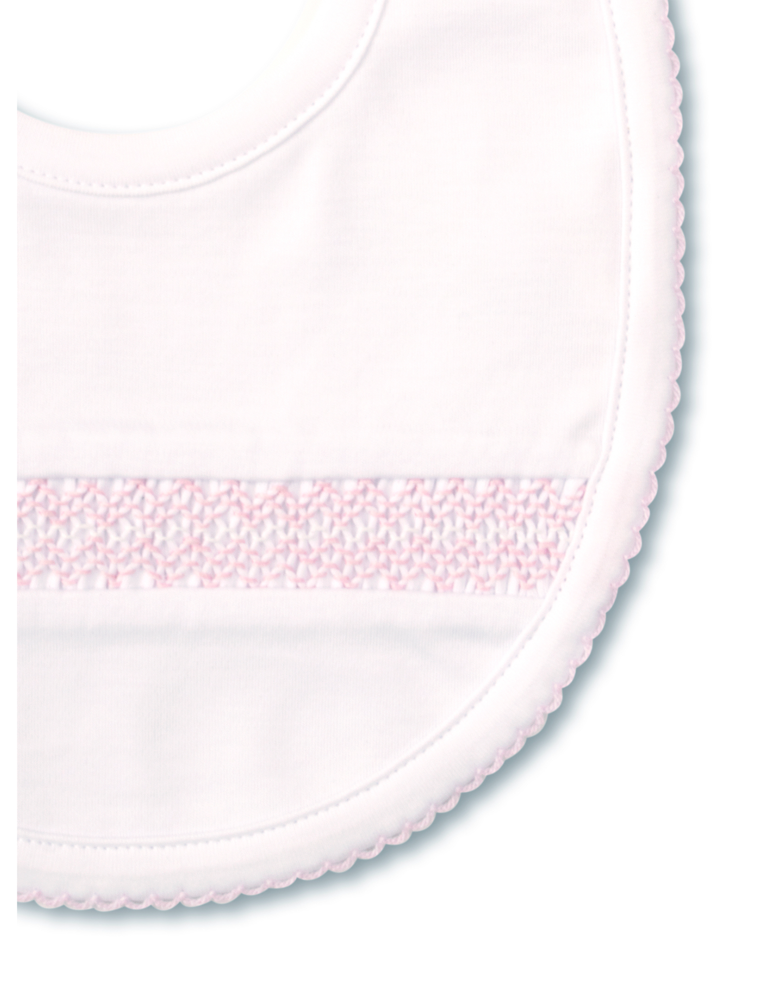 Kissy Kissy CLB Charmed Smocked Bib White/Pink