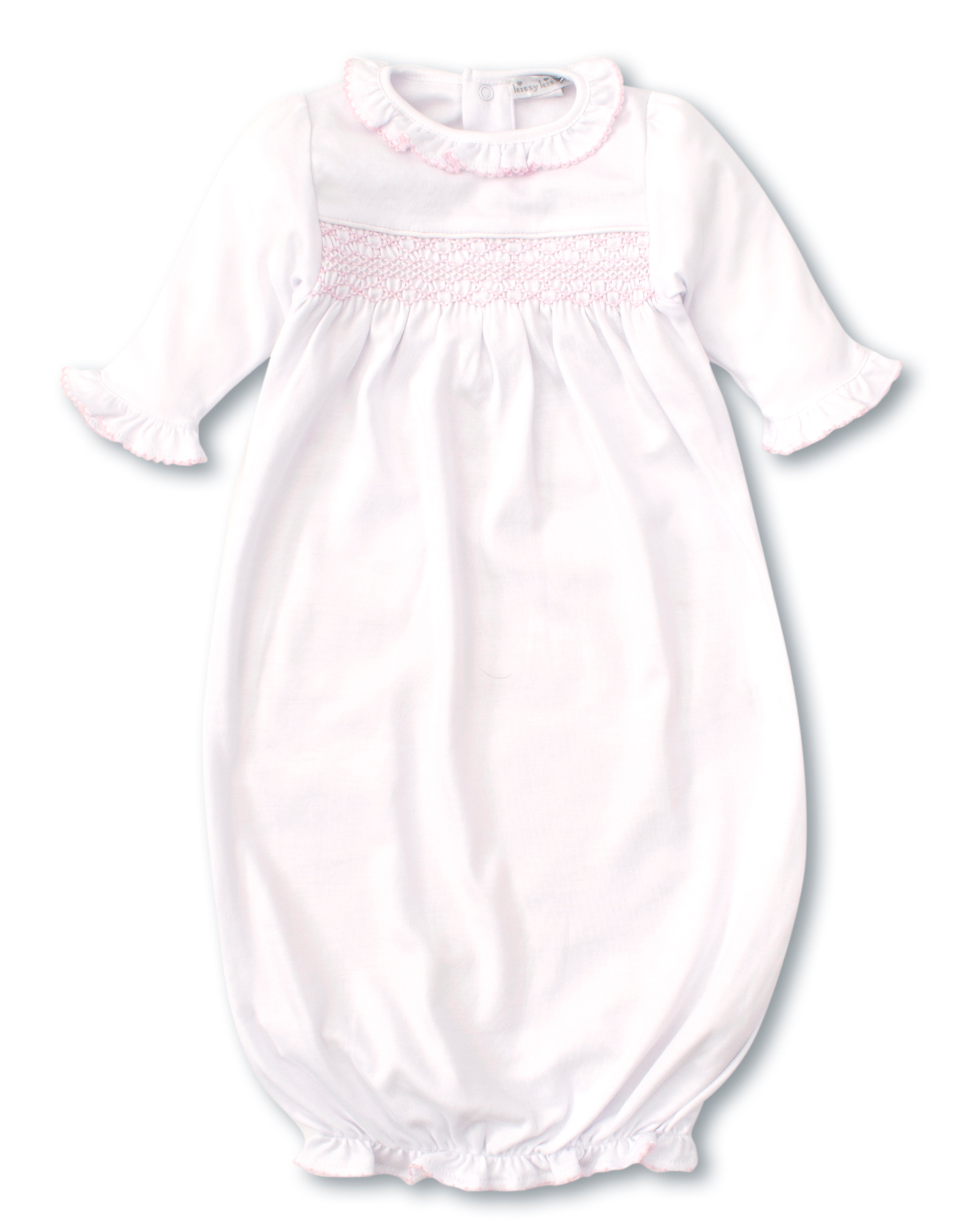 Kissy Kissy CLB Charmed Smocked Sack White/Pink