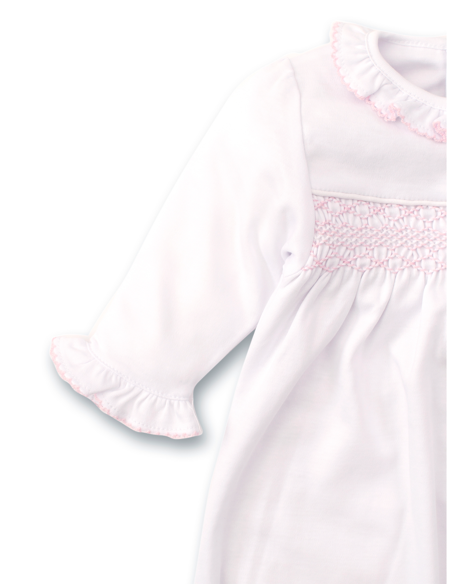 Kissy Kissy CLB Charmed Smocked Sack White/Pink