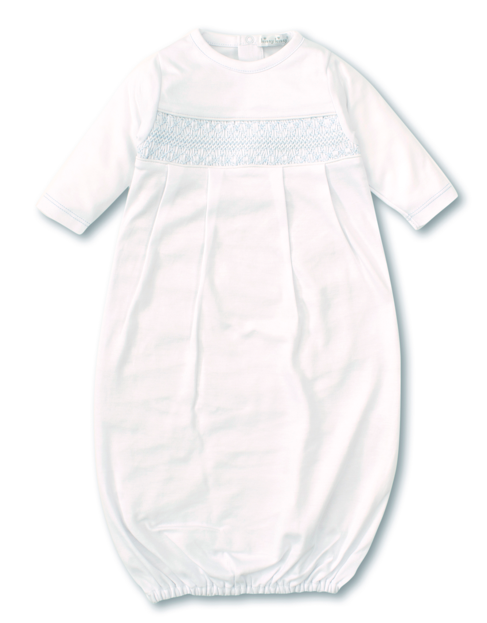 Kissy Kissy CLB Charmed Smocked  Sack White/Blue