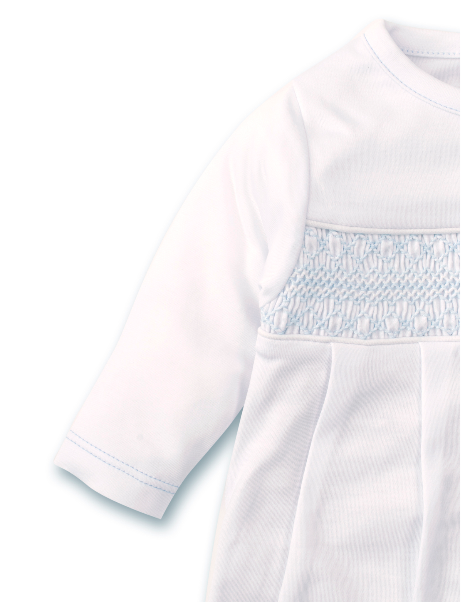 Kissy Kissy CLB Charmed Smocked  Sack White/Blue