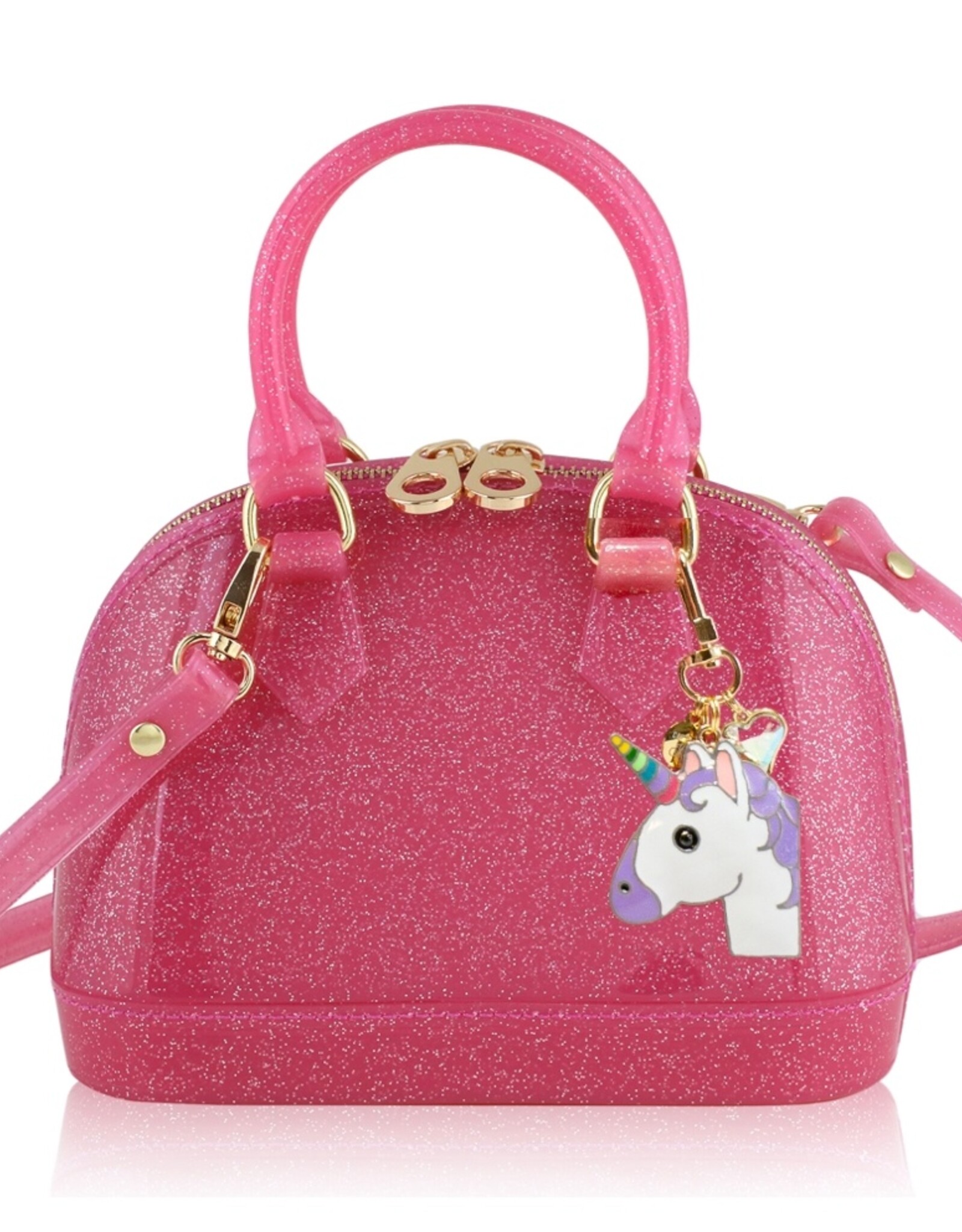 Carrying Kind Cate Purse Hot Pink Sparkle Unicorn Magic