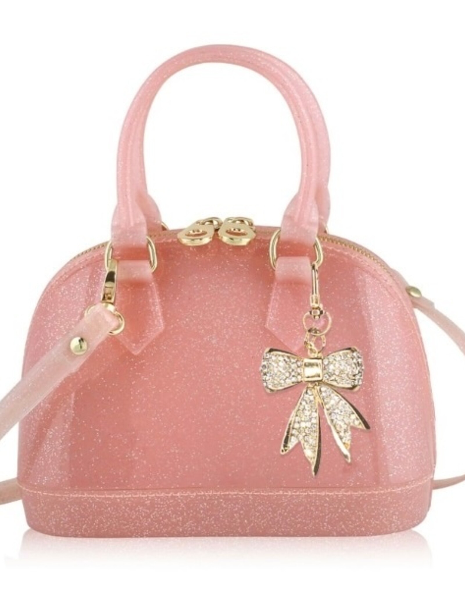 Carrying Kind Cate Purse Coco Light Pink Sparkle
